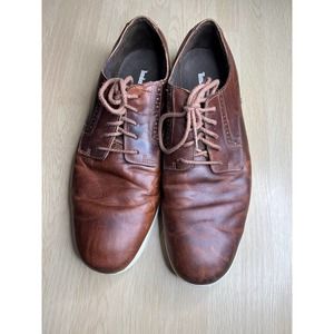 Timberland Casual Shoes Men's 10.5 M Franklin Park Oxford Brown Leather A22PC